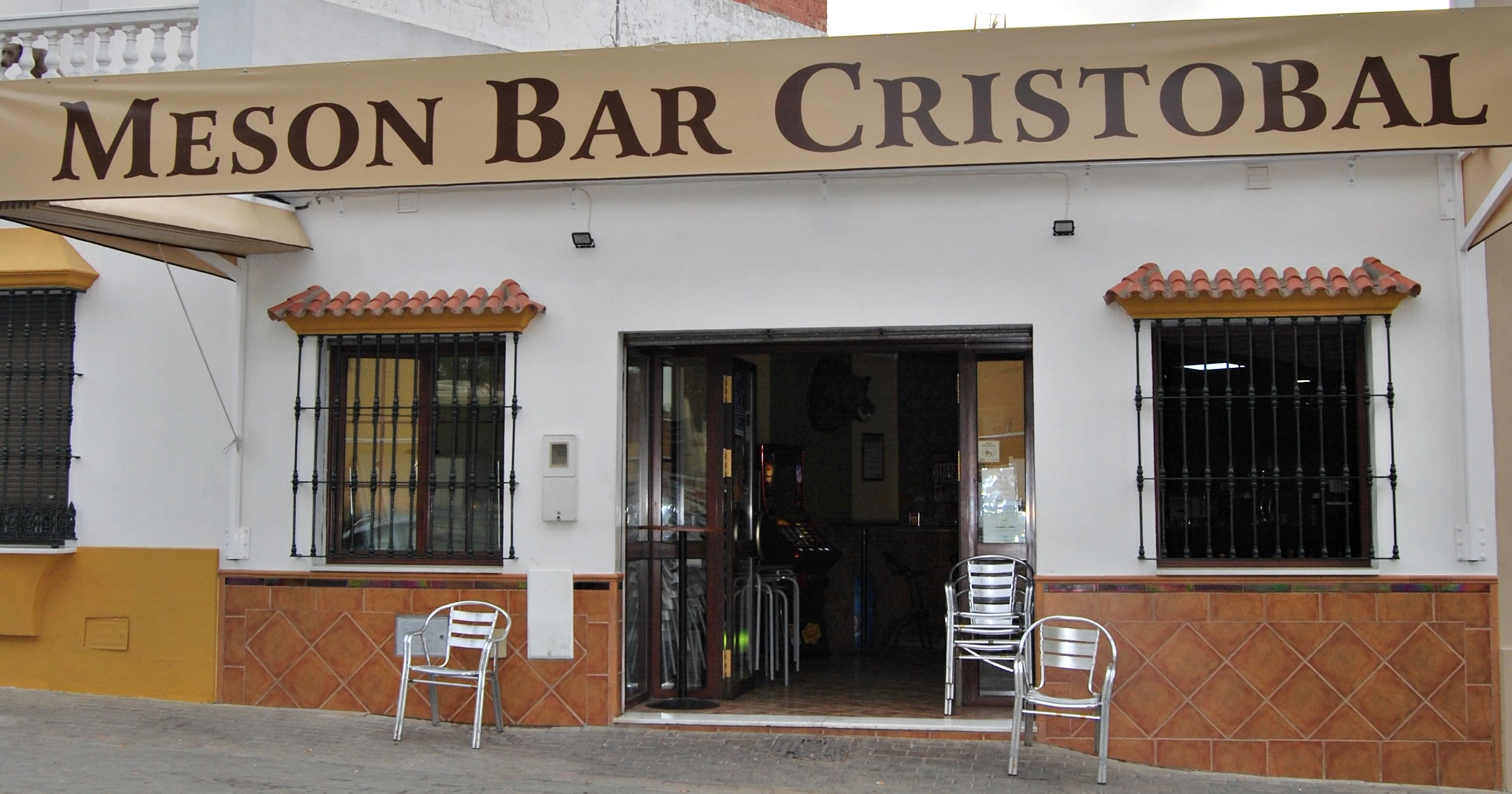 Portada de Mesón - Bar - Cristóbal - Carta y Menú.